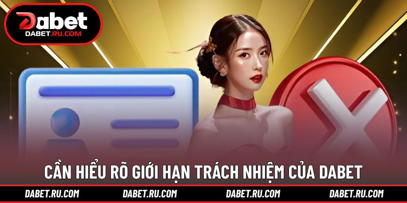 Giới hạn trách nhiệm người dùng cần nắm rõ
