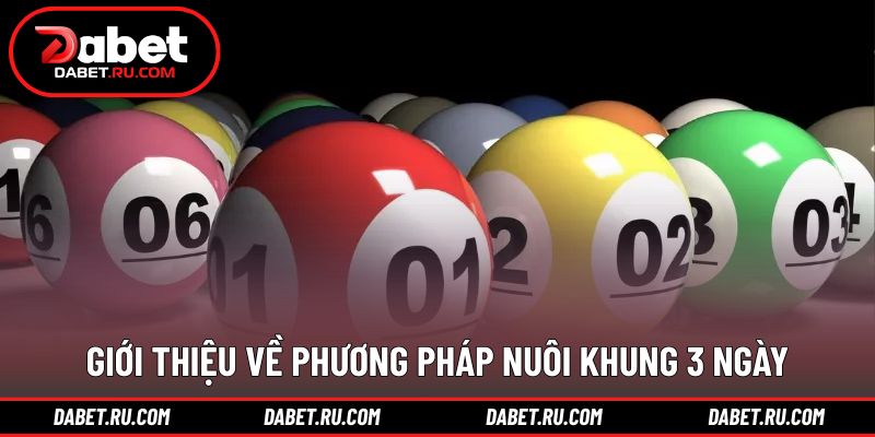 Khái quát về cách nuôi khung 3 ngày hiệu quả
